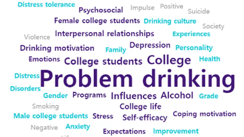 Text mining: research trends of college students' problem drinking